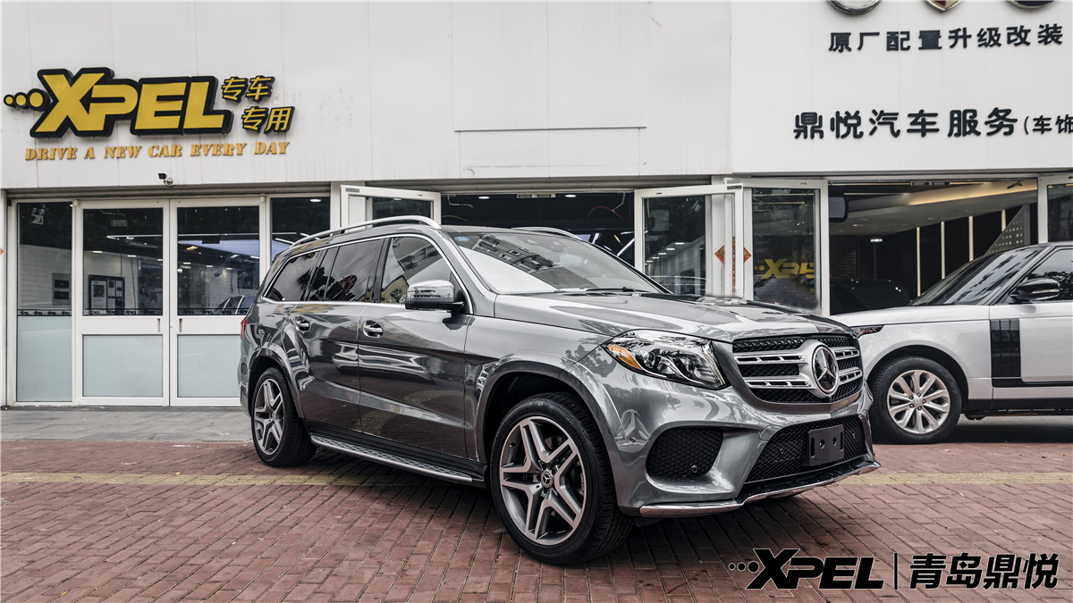 旗舰SUV“霸主”，席卷而来——奔驰GLS450动感型青岛鼎悦装贴XPEL隐形车衣透明膜