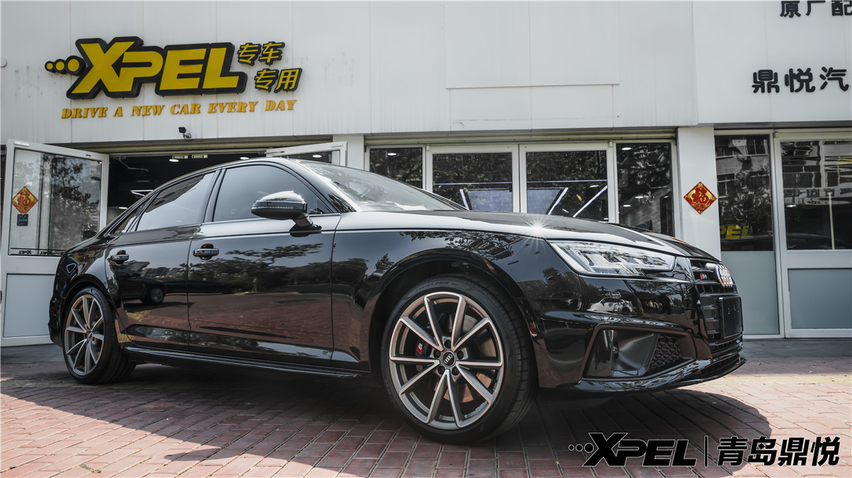 谦逊低调的运动奢华——全新奥迪S4青岛鼎悦装贴XPEL LUX PLUS隐形车衣透明膜